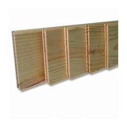 Plinthe Pin rustique 9x68mm L.1.98m - Lot de 5