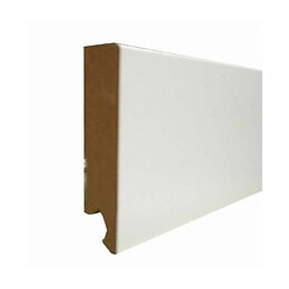 Plinthe MDF revêtu Blanc 14x75mm L.2.40m