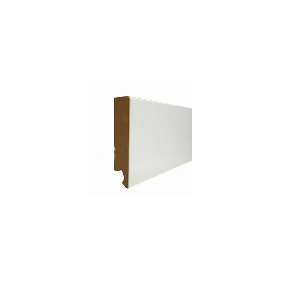Plinthe MDF revêtu Blanc 14x75mm L.2.40m