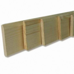Plinthe Sapin petits nuds 9x95mm L.2.35m - Lot de 5