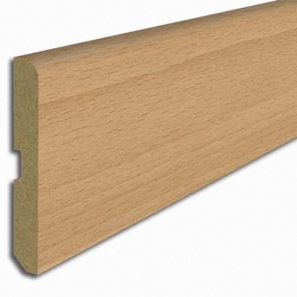Plinthe MDF revêtu Hêtre  8x700mm L.2.20m