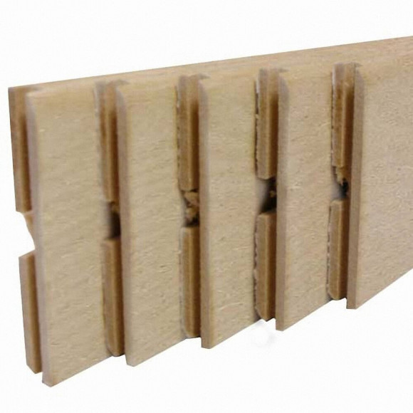 Plinthe MDF brut 8x70mm L.2.20m - Lot de 5