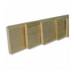 Plinthe Sapin petits nuds 9x70mm L.2.35m - Lot de 5