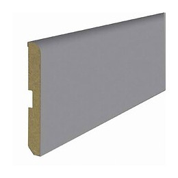 Plinthe MDF revêtu Gris 8x700mm L.2.20m