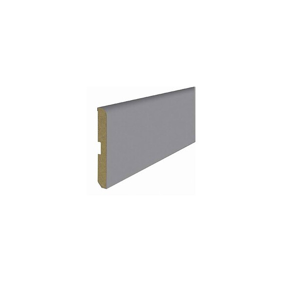 Plinthe MDF revêtu Gris 8x700mm L.2.20m