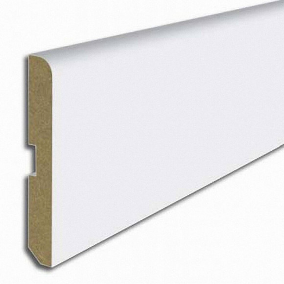 Plinthe MDF revêtu Alu  8x70mm L.2.20m
