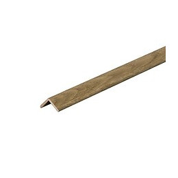 Baguette angle MDF chêne clair 240x2.2x2.2