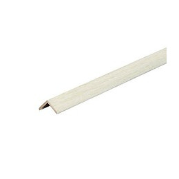 Baguette angle MDF chêne blanc 240x2.2x2.2