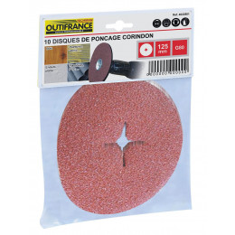 Disque De Poncage Corindon Pour Perceuse Ø 127 Mm Gr40