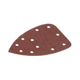 Lot De 5 Patins Triangulaires Auto-agrippants - Grain 80 - 150x150x100 Mm