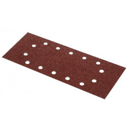 Lot De 5 Patins Perforés (oval) - Grain 120 - 115 X 280 Mm