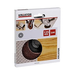 Disque À Lamelle Corindon - Grain 120 - Ø 125 Mm