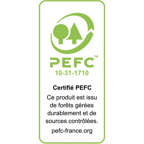 Champlat sapin de pays 2 arrondis 5.3x38/2.50m/PEFC 70%