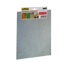 Papier Anti-encrassant 23x28 Cm Gr.320 - Lot De 4 Feuilles