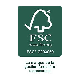 Corniche revêtu 22x22 2.40m blanc/PEFC 70%