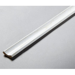 Corniche revêtu 22x22 2.40m blanc/PEFC 70%