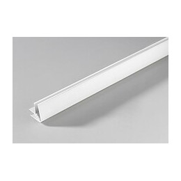 Profil angle PVC blanc 10x10 2.60m