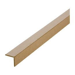 Baguette angle MDF brute 22x22mm L.2.40m PEFC 70%