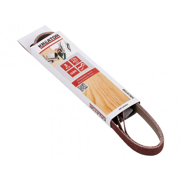 Lot De 3 Bandes De Ponçage - Grains Assortis - 13 X 457 Mm