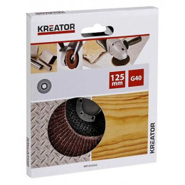 Disque À Lamelle Corindon - Grain 40 - Ø 125 Mm