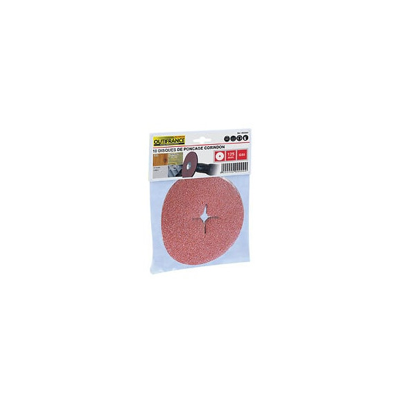 Disque De Poncage Corindon Pour Perceuse Ø 127 Mm Gr80