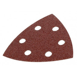 Lot De 5 Patins Triangulaires Auto-agrippants - Grain 80 - 90x90x90 Mm