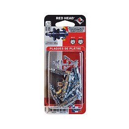 Blister de 4 KLIX Ø4x33mm + vis TR Ø4x40mm RED HEAD