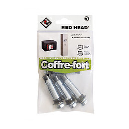 Sachet de 4 chevilles G2X 14x55mm + vis 8x60mm