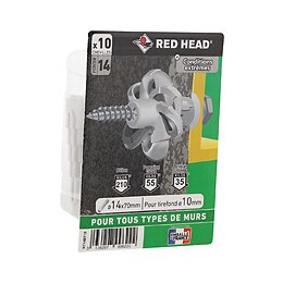 Boîte blister de 10 chevilles Nordtech 14x70mm