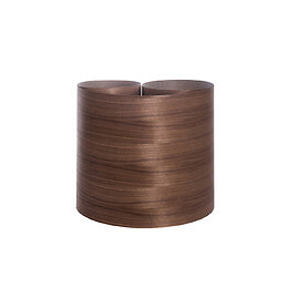 Placage bois thermocollant 250x50cm noyer