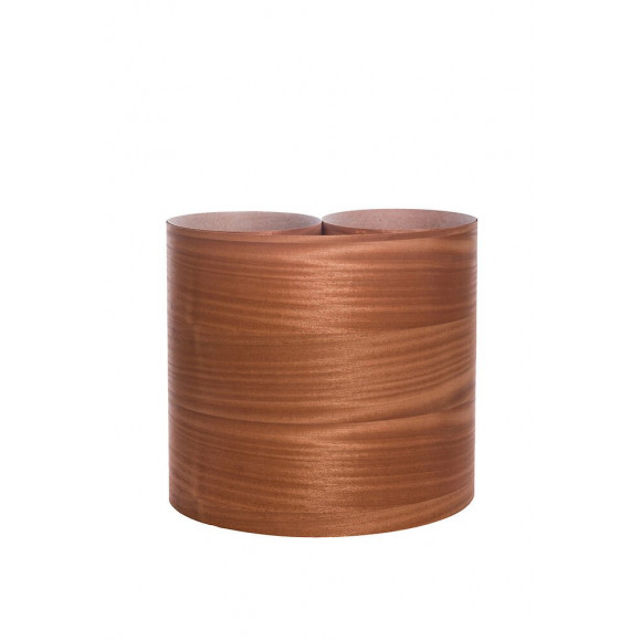 Placage bois thermocollant 250x50cm acajou