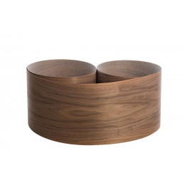 Placage bois thermocollant 250x25cm noyer