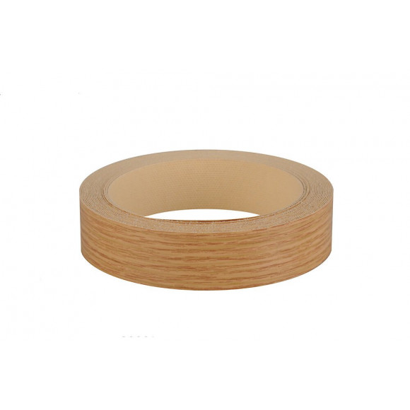 Chant mélaminé thermocollant 23mmx5ml chêne clair français