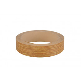 Chant mélaminé thermocollant 23mmx5ml chêne blond