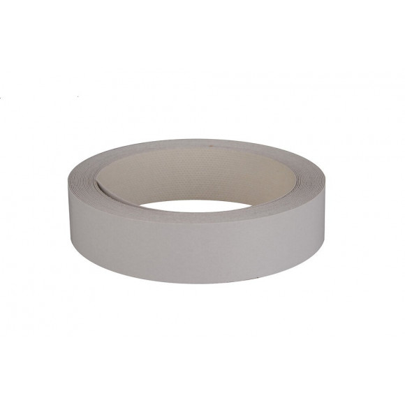 Chant mélaminé thermocollant 23mmx5ml gris argent