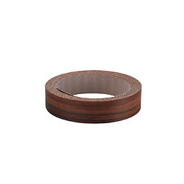 Chant mélaminé thermocollant 23mmx5ml teck cognac