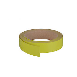 Chant mélaminé thermocollant 23mmx5ml vert fluo