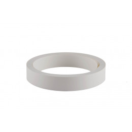 Chant mélaminé adhésif 16mmx10ml blanc s/s film