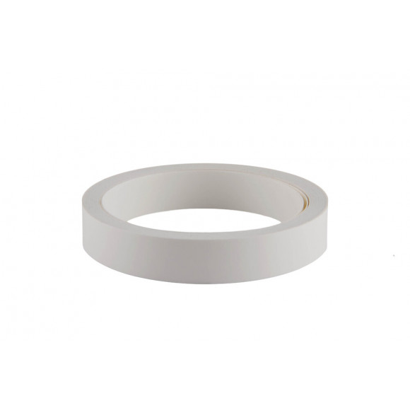 Chant mélaminé adhésif 16mmx10ml blanc s/s film