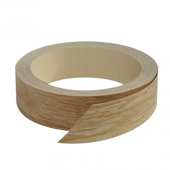 Chant mélaminé adhésif 19mmx5ml chêne nat