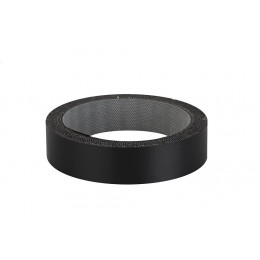 Chant mélaminé thermocollant 23mmx5ml noir lisse
