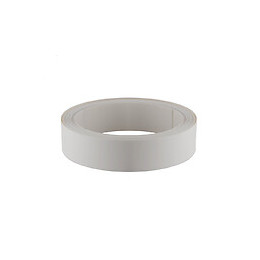 Chant mélaminé thermocollant 23mmx5ml blanc graine