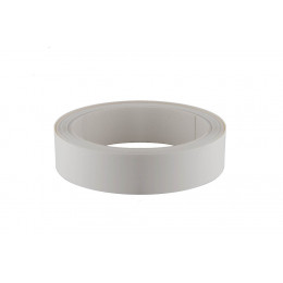 Chant mélaminé thermocollant 23mmx5ml blanc graine