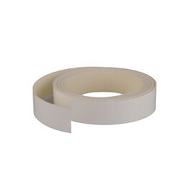 Chant mélaminé thermocollant 23mmx5ml blanc brillant