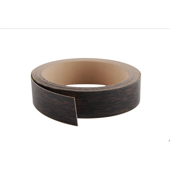 Chant mélaminé thermocollant 23mmx5ml wengé