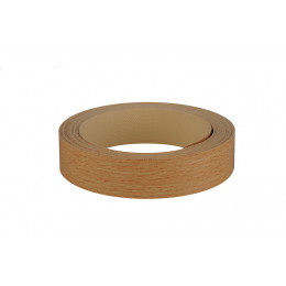 Chant mélaminé thermocollant 23mmx5ml hêtre clair