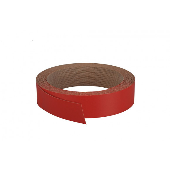 Chant mélaminé thermocollant 23mmx5ml rouge cerise