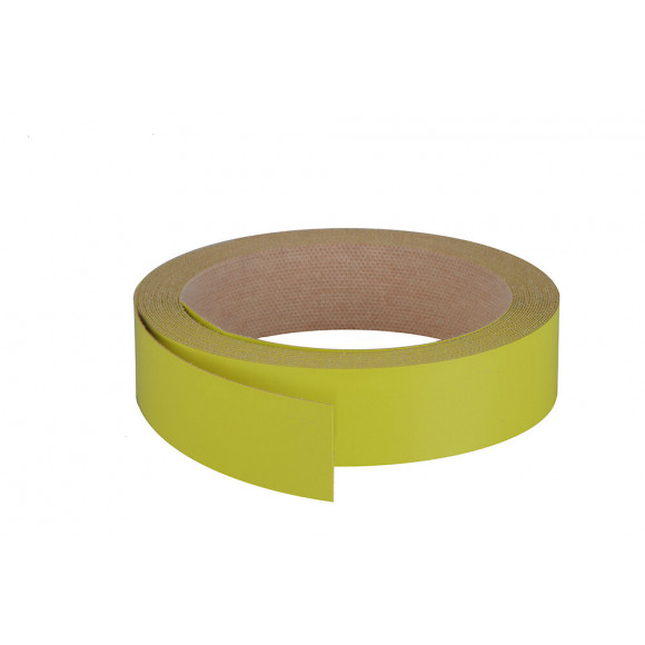 Chant mélaminé thermocollant 23mmx5ml vert fluo