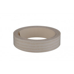 Chant mélaminé thermocollant 23mmx5ml frêne blanc