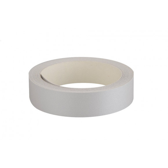 Chant mélaminé adhésif 19mmx5ml inox